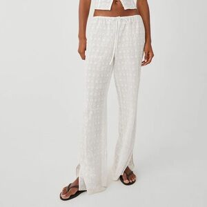 SOLD Daisy Eyelet Low Rise Pant